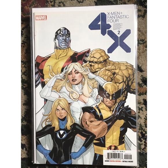 X-Men + Fantastic Four #1 - 4 (2020 Marvel) Complete Series Of 4 Terry Dodson - Picture 3 of 5